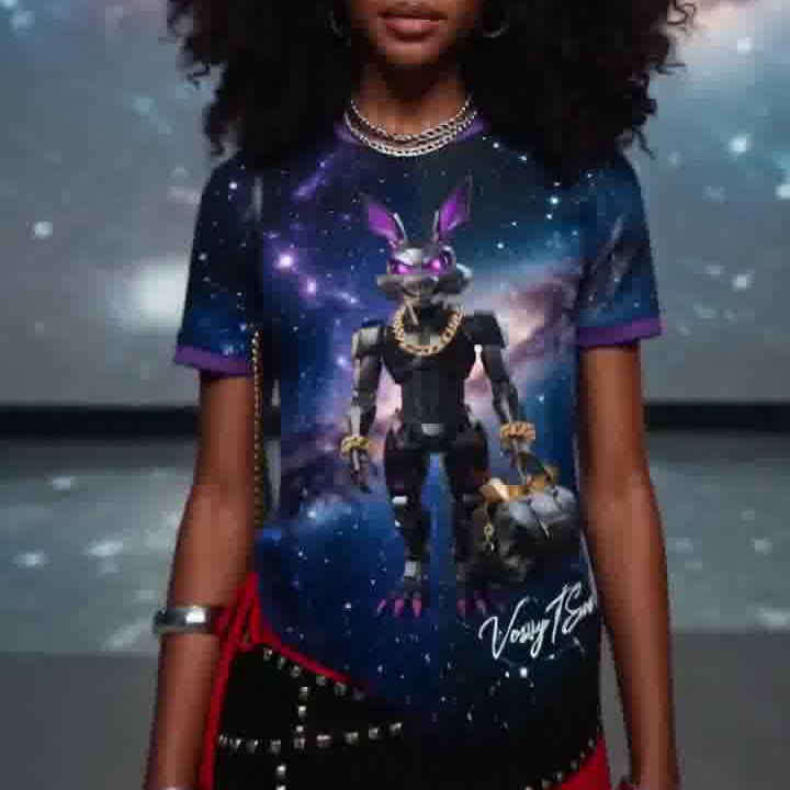 Product photo of a graphic print t-shirt